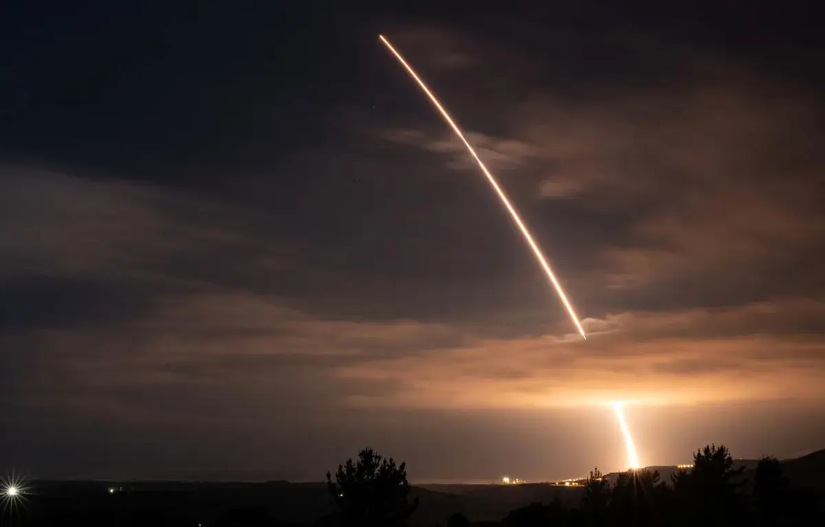 آمریکا یک موشک بالستیک قاره‌پیما آزمایش کرد