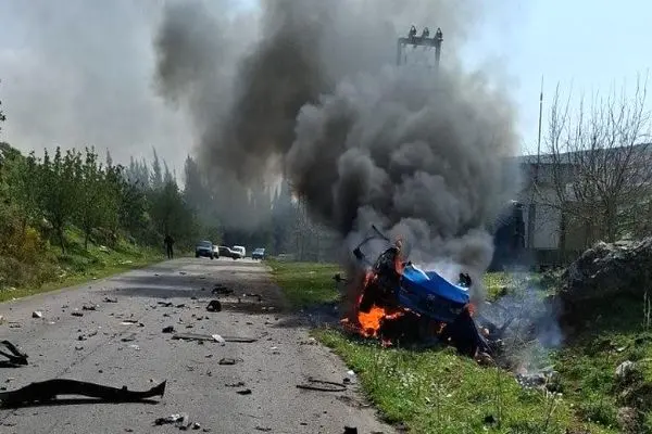 حمله پهپادی به یک خودرو در جنوب لبنان