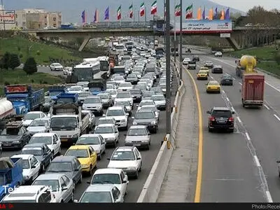 افزایش حجم بار ترافیک برای بعد از ظهر امروز