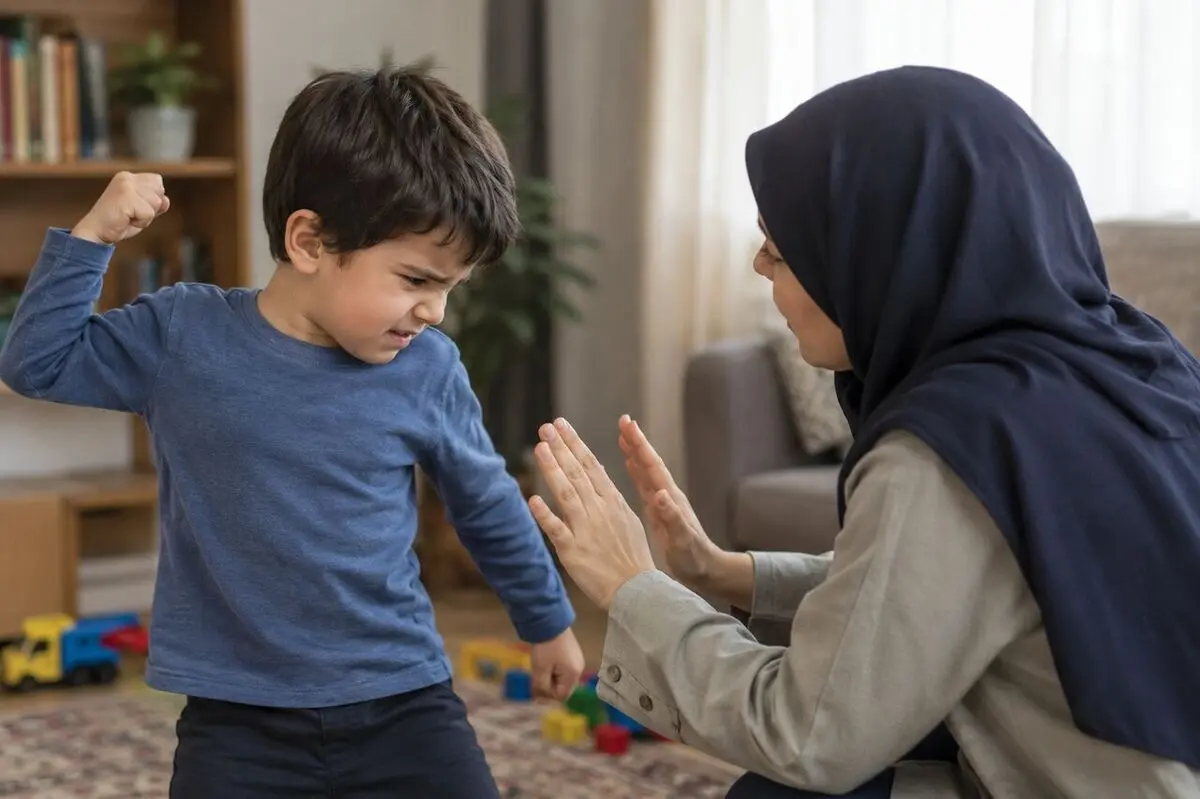 وقتی کودک دست بلند کرد، والدین چه کنند