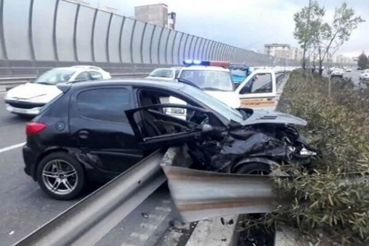 ۵۷ درصد تصادفات تهران در بزرگراه‌ها اتفاق می‌افتد 