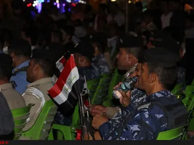 جشن آزادسازی موصل با حضور نمایندگان ایلنا در بصره عراق+ عکس