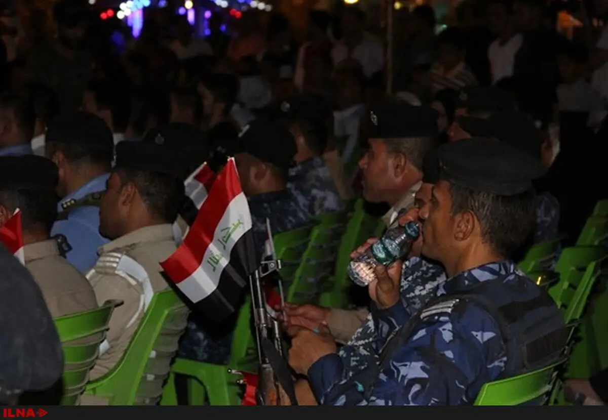 جشن آزادسازی موصل با حضور نمایندگان ایلنا در بصره عراق+ عکس