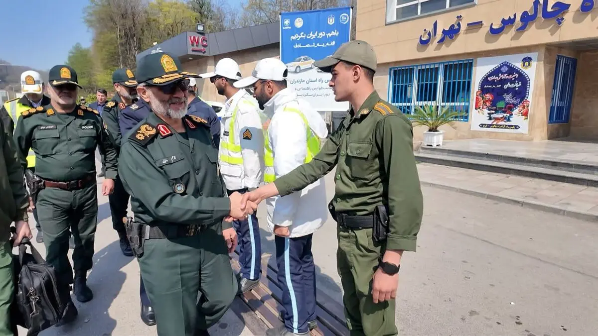 بازدید میدانی جانشین فرماندهی انتظامی فراجا از جاده‌های شمالی 