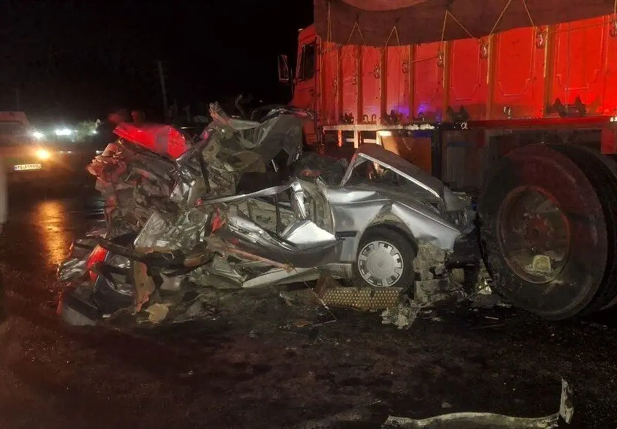 دو کشته و چهار مجروح در تصادف  محور پلدختر–خرم‌آباد