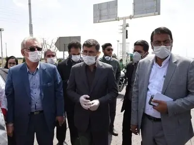 بازدید استاندار البرز از مبادی ورودی و خروجی ساوجبلاغ، فردیس و نظرآباد