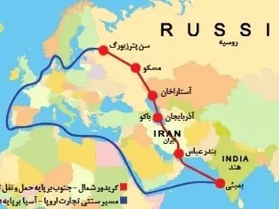 کریدور شمال-جنوب می‌تواند جایگزین امنی برای کانال سوئز شود