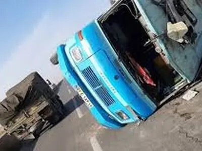 مینی بوس حامل دانش آموزان شهرستان لردگان واژگون شد