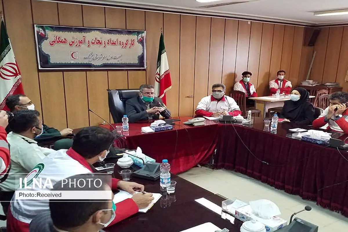 مانور دور میزی کارگروه امداد و نجات در آبیک برگزار شد