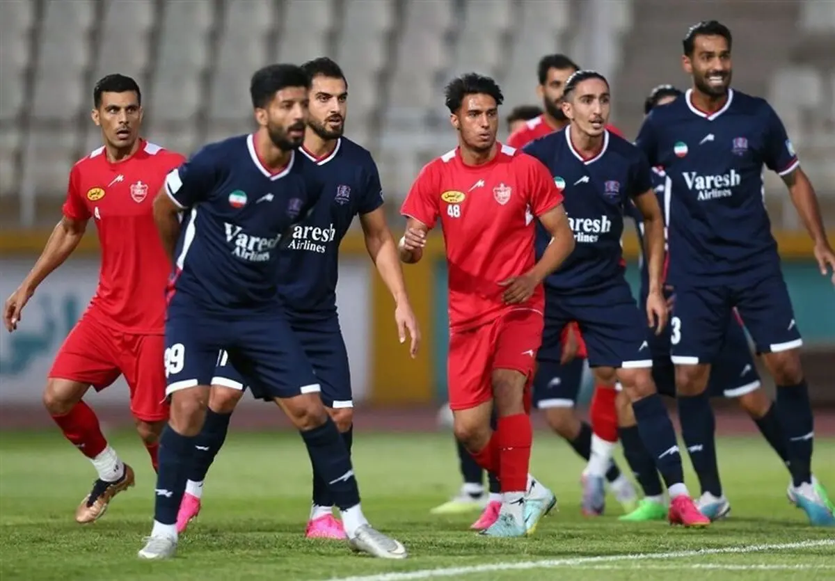 شکست پرسپولیس مقابل نساجی در دیدار تدارکاتی