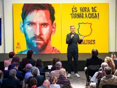 لاپورتا نمی‌گذارد مسی به بارسلونا برگردد