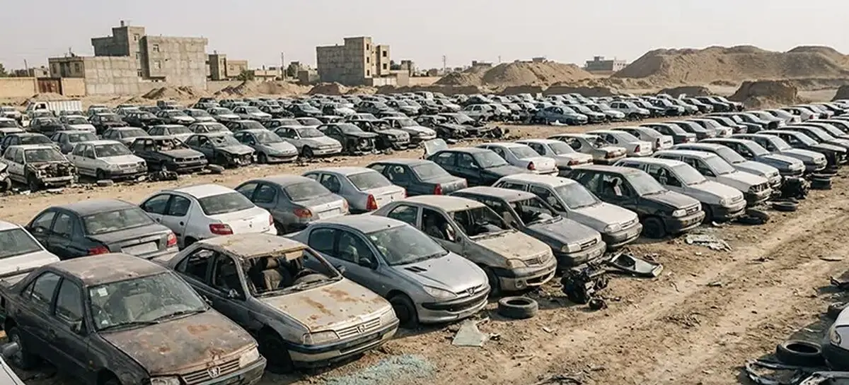 اسقاط ۵۰۰ هزار دستگاه خودروی فرسوده در سال