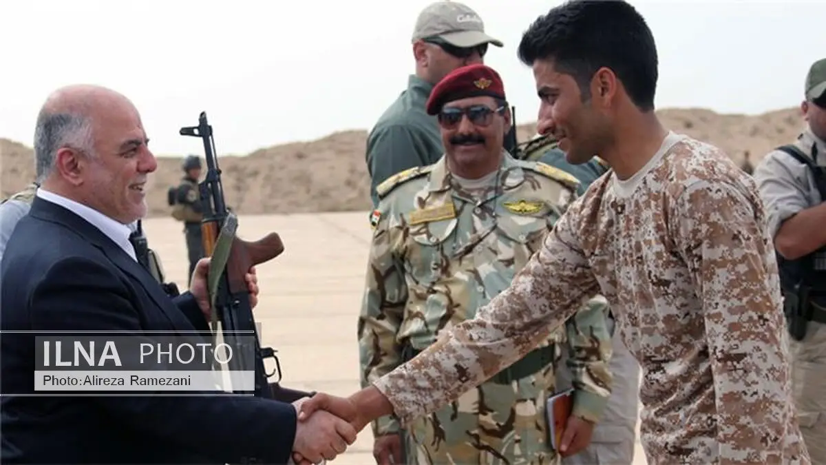 العبادی وارد مقر عملیات «فلوجه» شد