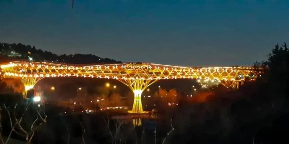 پل طبیعت امشب نارنجی می‌شود