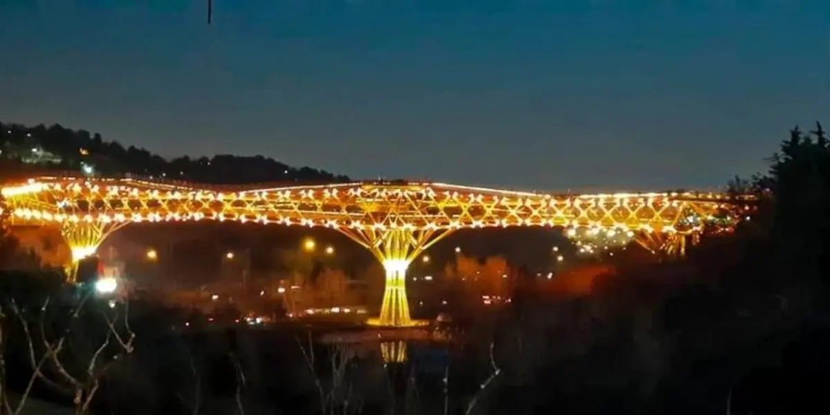 پل طبیعت امشب نارنجی می‌شود