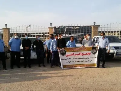 اعتراض راننده‌های استیجاری منطقه یک عملیات انتقال گاز میان‌کوه به پایین بودن دستمزدها