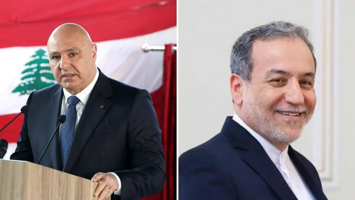 گفت‌وگوی تلفنی عراقچی و رئیس جمهور لبنان
