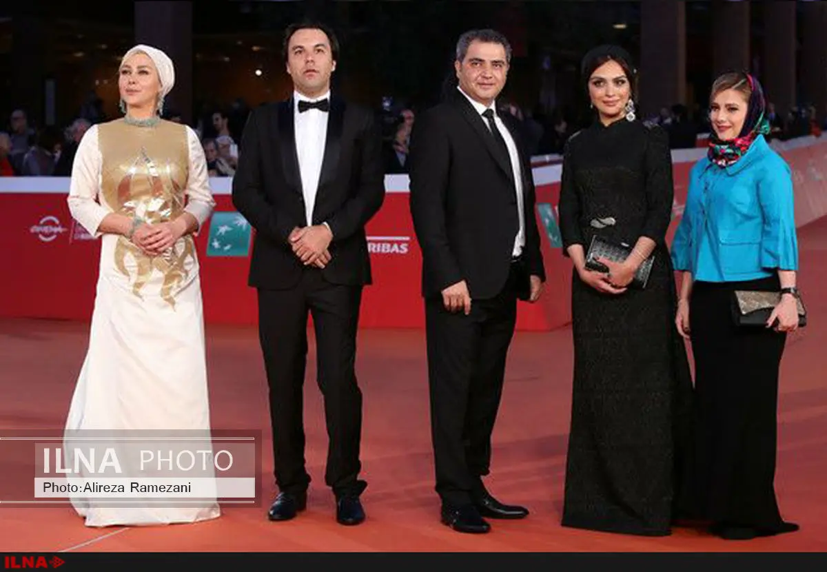 عوامل فیلم جادوانگی روی فرش قرمز جشنواره فیلم رم+عکس