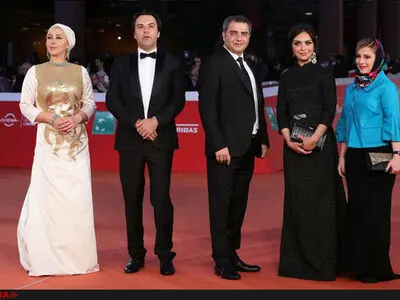 عوامل فیلم جادوانگی روی فرش قرمز جشنواره فیلم رم+عکس