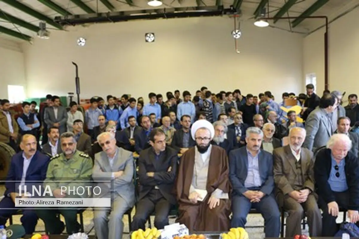 کارگاه ماشین آلات کشاورزی هنرستان بعثت لاهیجان افتتاح شد