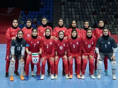 تساوی فوتسال دختران ایران و چین در بحرین