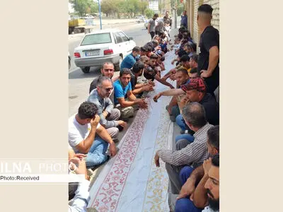 اعتراض کارگران شهرداری شوش به ادامه معوقات مزدی