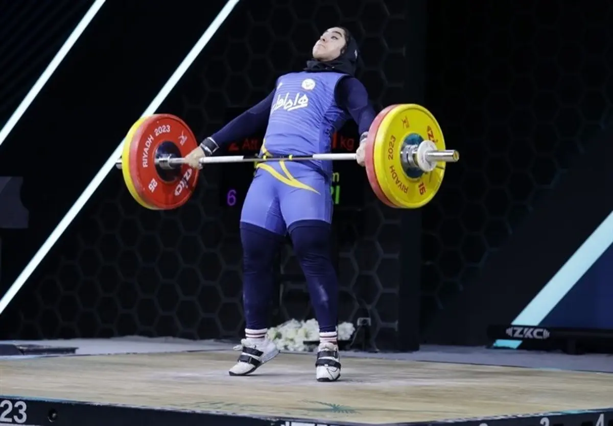 وزنه‌برداری قهرمانی جهان؛ جایگاه هفتمی الهام حسینی در گروه B دسته ۸۱ کیلوگرم