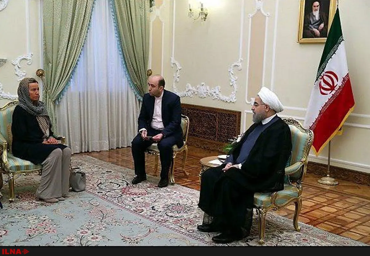 موگرینی با رییس‌جمهور دیدار کرد