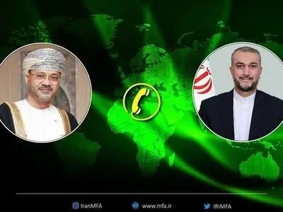 عبد اللهیان ونظیره العماني یؤکدان ضرورة الوقف الفوري لقتل المدنیین في فلسطین
