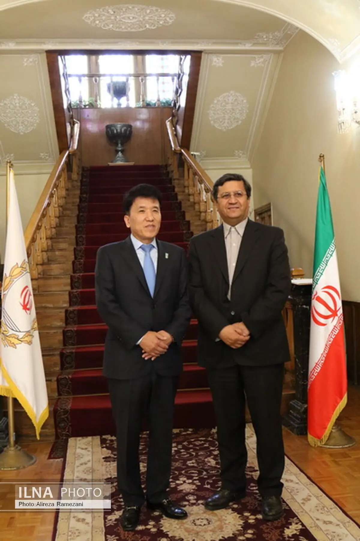 رئیس بزرگترین بانک کره جنوبی مهمان بانک ملی ایران

