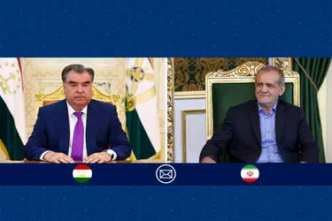 پیام تبریک پزشکیان به مناسبت سالگرد استقلال تاجیکستان