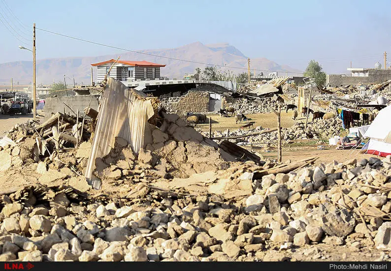 دشت ذهاب در پنجمین روز پس از زلزله