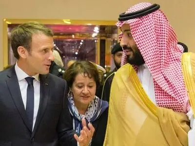 شام خصوصی و عکس یادگاری بن سلمان و ماکرون در لوور+عکس