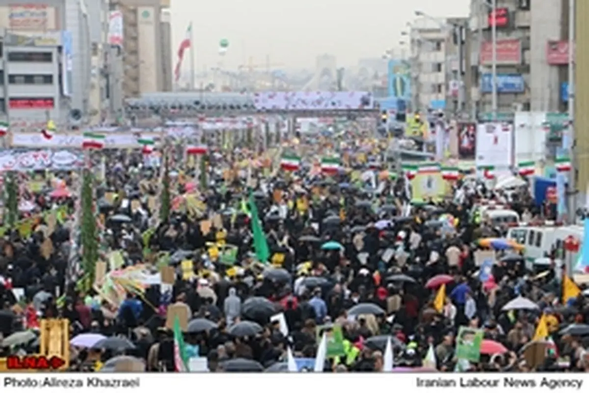 برگزاری راهپیمایی ۲۲ بهمن در امنیت کامل