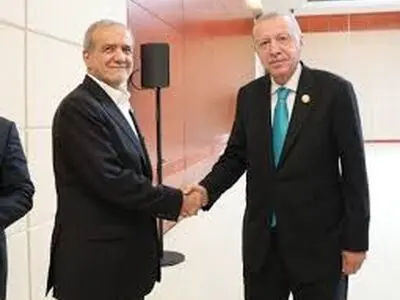 پزشکیان و اردوغان دست در دست یکدیگر/فیلم