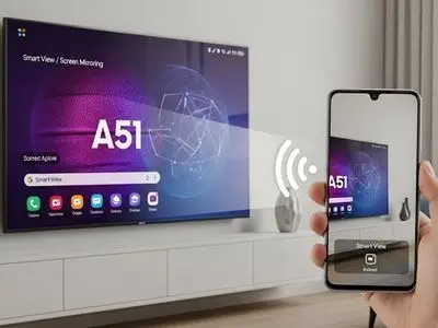 چگونه گوشی a51 را به تلویزیون وصل کنیم
