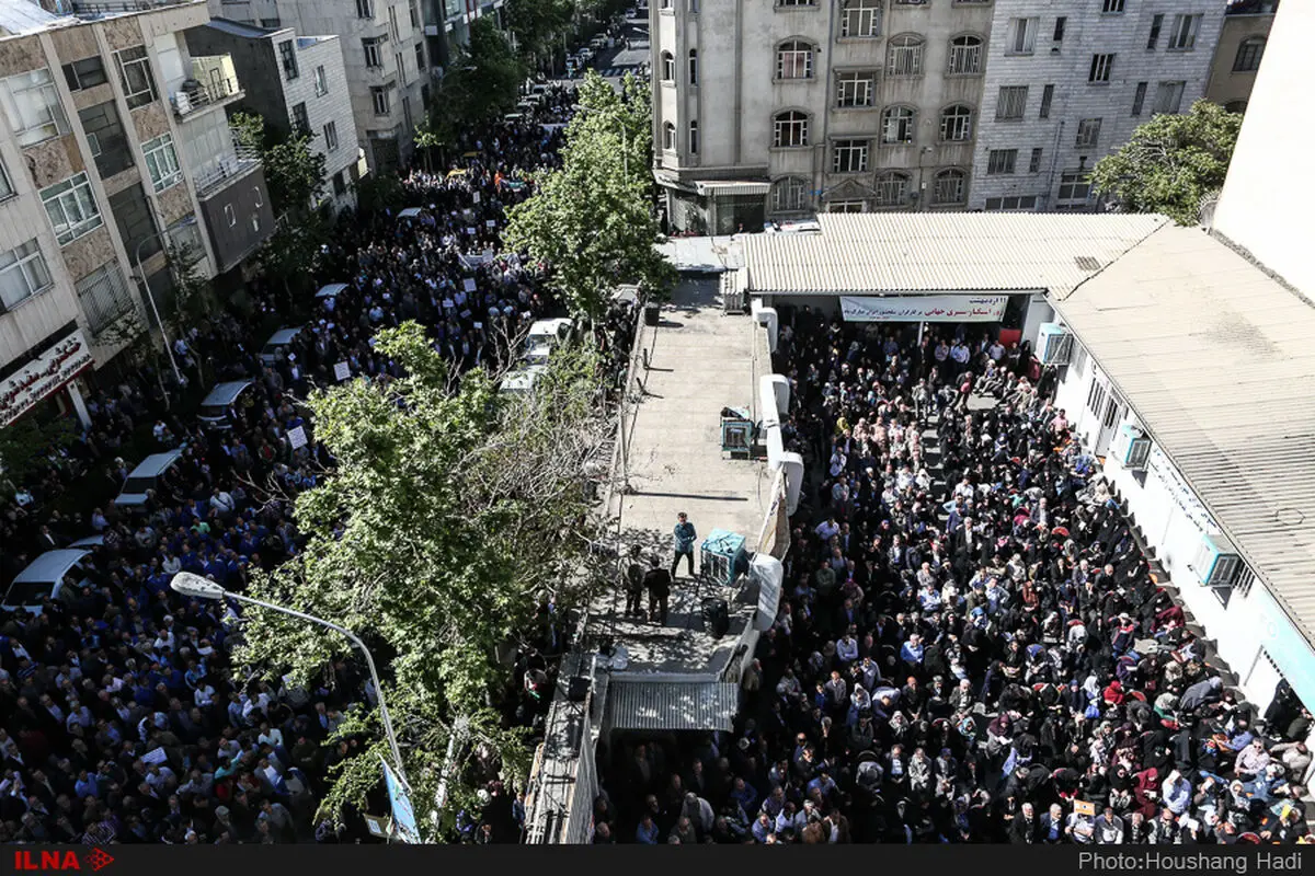 سخنرانی علیرضا محجوب در روز کارگر