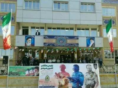 آئین قرائت پیام مهر ناجا در دبیرستان دهخدا برگزار شد