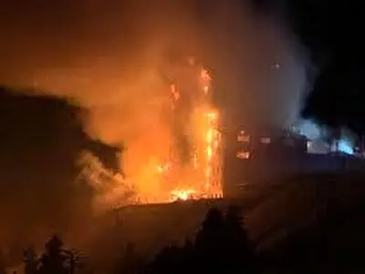  انفجار مرگبارِِ شب سال‌نو در پیست اسکی سوئیس + فیلم