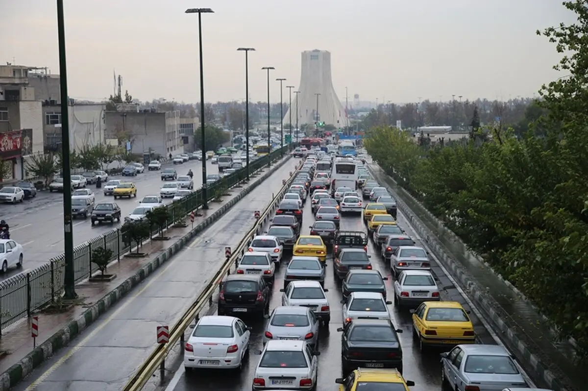 وضعیت ترافیکی معابر بزرگراهی و اصلی تهران