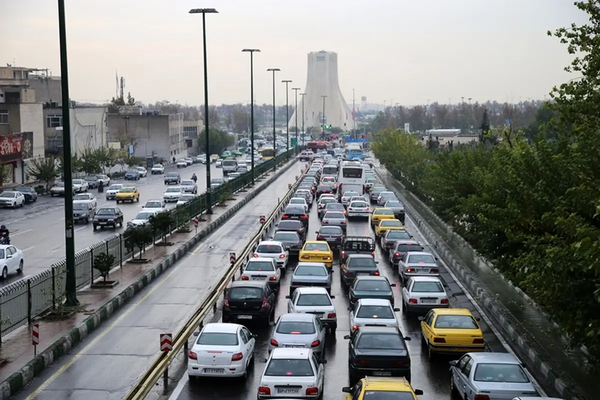 وضعیت ترافیکی معابر بزرگراهی و اصلی تهران