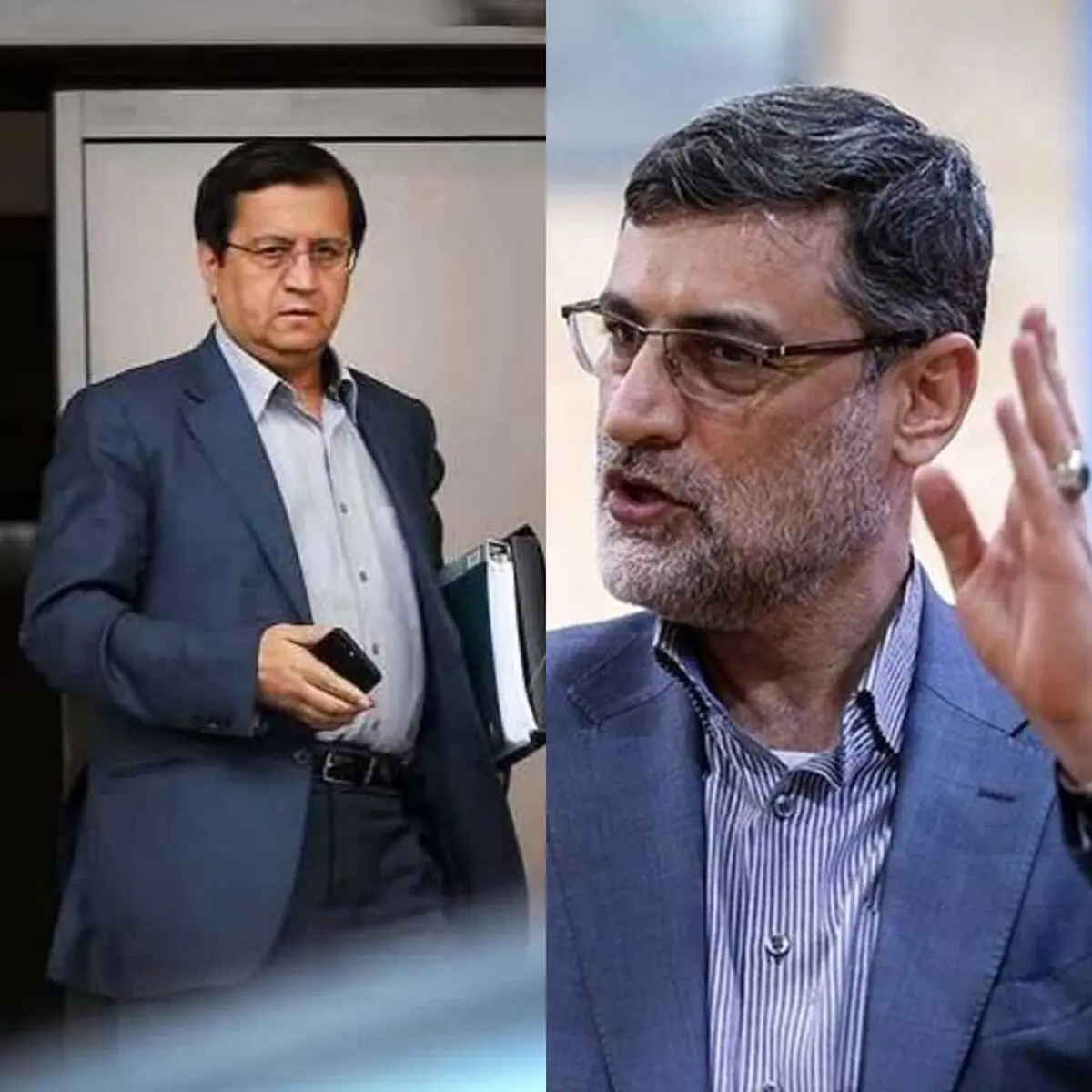 مناظره همتی و قاضی‌زاده هاشمی بر سر بورس