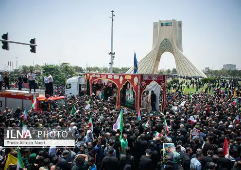  مراسم تشییع شهدای اقتدار - تهران/ 3 