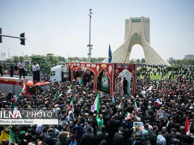  مراسم تشییع شهدای اقتدار - تهران/ 3 
