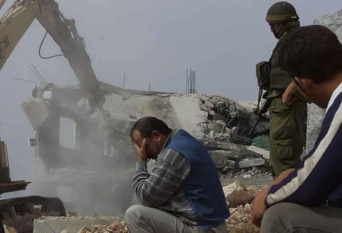 آوارگی ۶۷ فلسطینی در کرانه باختری اشغالی در ماه جاری