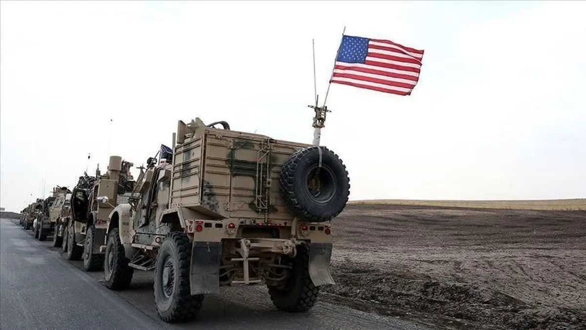 ورود یک کاروان حامل تجهیزات نظامی آمریکا از عراق به سوریه
