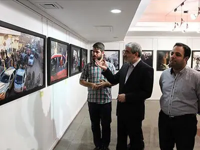 بازدید سخنگوی شورای نگهبان از نمایشگاه «به نام زیتون» 