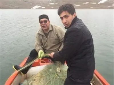 کشف تور ماهیگیری در سد شهرچای ارومیه