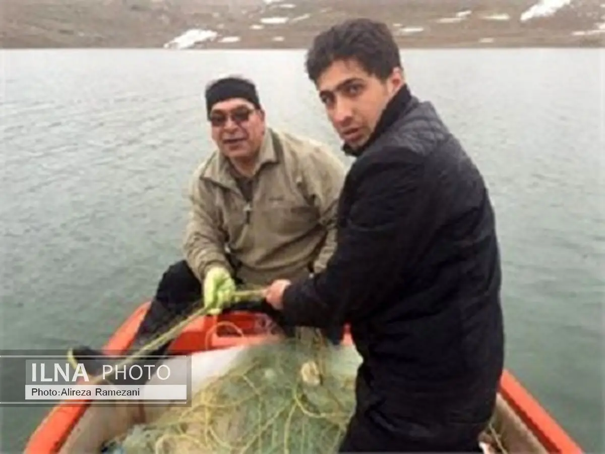 کشف تور ماهیگیری در سد شهرچای ارومیه