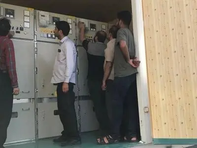  فیدرخانه ۲۰ کیلوولت جدید پست رمین چابهار برق دار شد